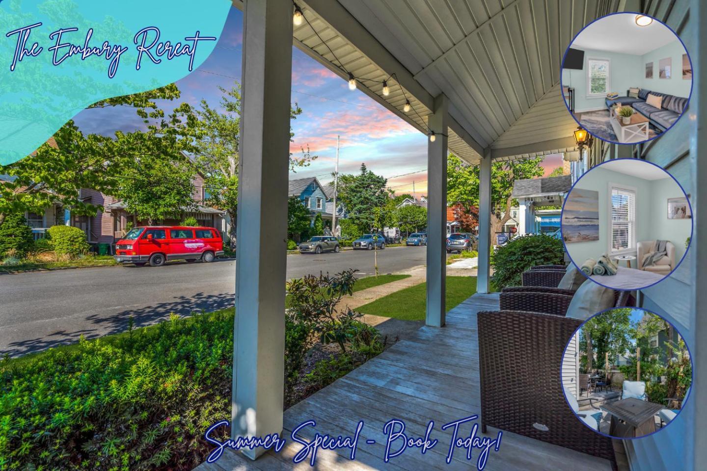 6-Min Walk To Asbury Park & Og Main St - Updated & Cozy Apartment In Historic Ocean Grove - Fire Pit & Patio - Fast Wi-Fi Exteriör bild